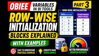 OBIEE Variables Part 3 | Row-wise Initialization Blocks Explained (With Examples)