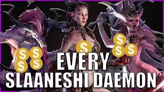 Every Single Daemon of Slaanesh EXPLAINED By An Australian | Warhammer  Lore