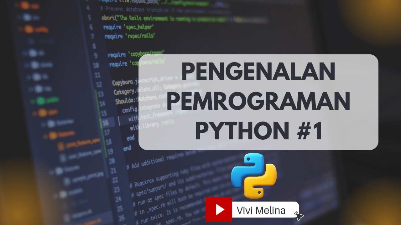 Dasar Pemrograman Python 1 Youtube
