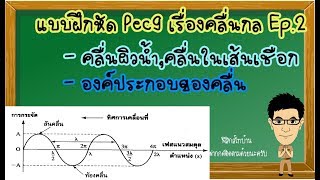 องค์ประกอบของคลื่น แบบฝึกหัดPec9 เรื่องคลื่นกล Ep.2 #คลื่น #คลื่นกล #คลื่นผิวน้ำ  #สมบัติของคลื่น