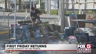 First Friday returns with limited capacity