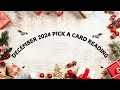 DECEMBER 2024 🧑‍🎄🎅🎄PREDICTIONS PICK A CARD TAROT READING