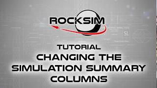Rocksim Tutorial #5