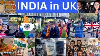 INdia feels in UK | LEICESTER city | Road Trip, Indian Street food | Chat House| Indian Family in UK