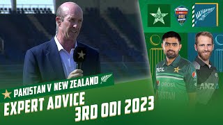 Expert Advice | Pakistan vs New Zealand | 3rd ODI 2023 | PCB | MZ2T