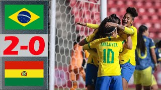 Brazil vs Bolivia Highlights | CONMEBOL Feminino SUB-20 2024 | 4.14.2024