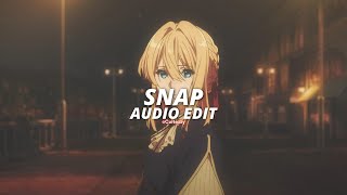 snap (sped up) - rosa linn [edit audio]