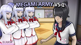 MEGAMI HAS AN ARMY… I HAVE TO ELIMINATE THE REAL ONE - Yandere Simulator Mod