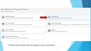 Financial Aid Directions -How to view your award