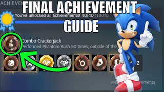 How to get Combo CrackerJack 50 Phantom Rush Achievement in Sonic Frontiers