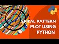 Spiral pattern plot using python