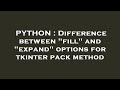 PYTHON : Difference between 