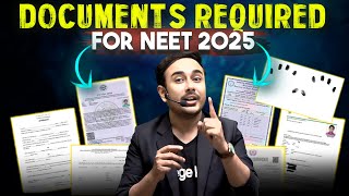 Documents required for NEET 2025 application form | Don’t missed it | #neet2025 #nta