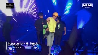 [HOT] SUPER JUNIOR - Mr. Simple at SS7 in Chile 180424 Fancam