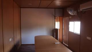 IHI Portable cabin office prefab 40'x10' Conference \u0026 Manager room