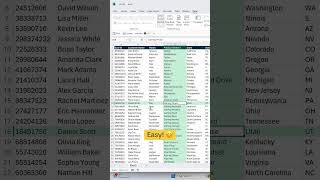 How to highlight the row and column of the active cell using Excel’s new Focus Cell tool. 👀 #excel
