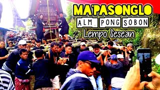 Ma'pasonglo pemakaman Rambu Solo' Alm. Pong Sobon