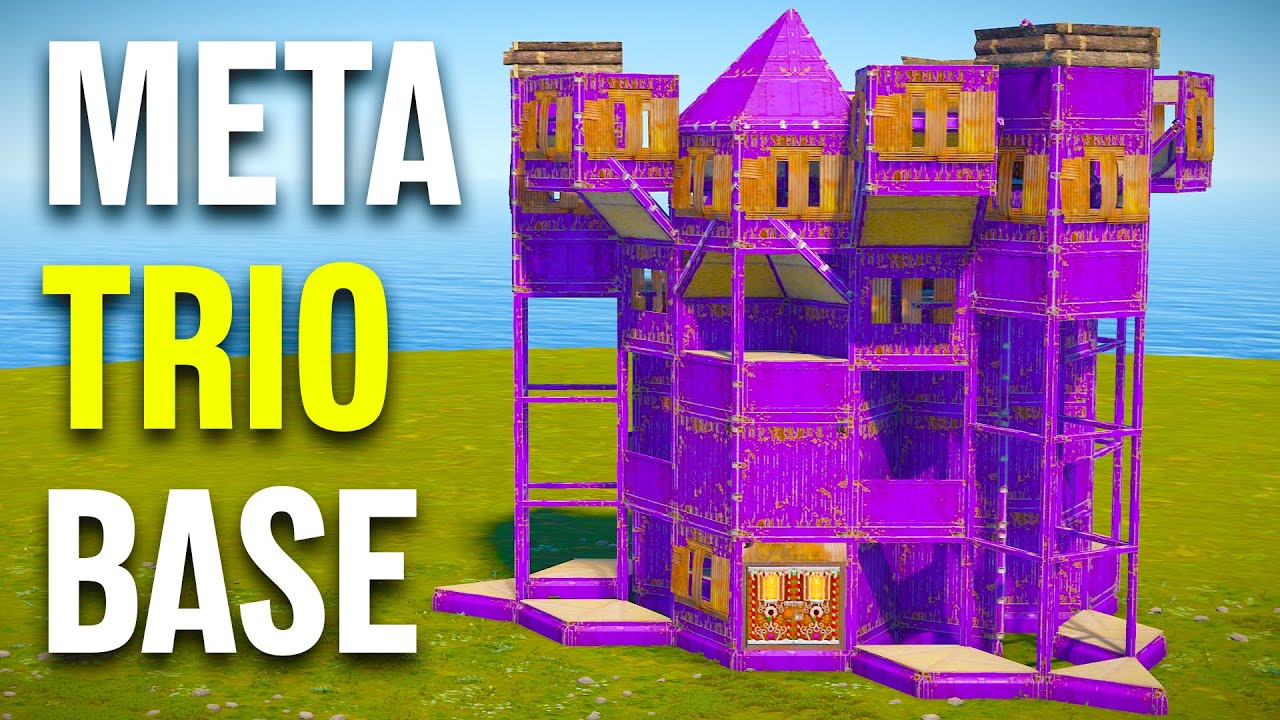 Ultimate Rust Base Solo Duo Trio Shooting Floor Meta 2023 Base