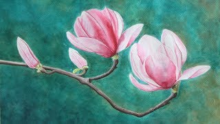 How to Paint Watercolour Flowers