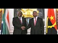 President Ramaphosa hosts President João Manuel Gonçalves Lourenço of Angola