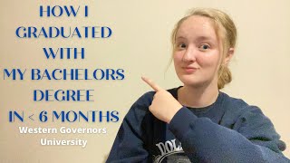 How I Got a Bachelors in Less than 6 Months and 10 Tips for You || WGU 23 Classes in 20 Weeks