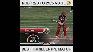Ab devilliers 79 against gl in semifinal || Must win match. ab devilliers status