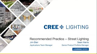 Design: Recommended Practice for Street Lighting