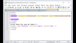 JavaScript How to Use External JS