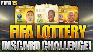 FIFA LOTTERY!!! 90 RATED!?! LEGEND ON THE LINE!!! Fifa 15 Discard Pack Challenge