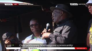 Ditebogo Junior Phalane | Cele addresses Soshanguve community during anti-crime march