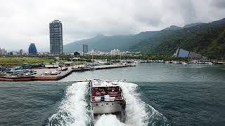 蘭陽博物館和烏石港空拍景色