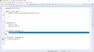 Java Interface 3 - Interface extends Interface, Problem with Access Modifier (Bangla)