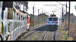 DURG-AKOLA High Speed Run : Crossings, Overtakes, Skips and More (Indian Railways)