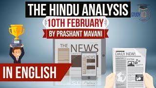 English 10 February 2018- The Hindu Editorial News Paper Analysis- [UPSC/SSC/IBPS] Current affairs