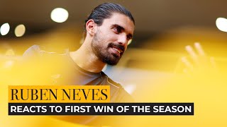 Neves reacts to first win of the season & captain responsibilities