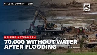 More than 70,000 residents in Greene County still without water