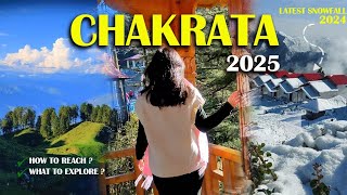 Chakarta Uttarakhand | chakrata snowfall 2024 | chilmiri top chakrata #chakrata