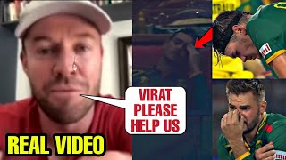 AB De Villiers emotional reaction after South Africa lost the Semi Final against Australia | WC 2023