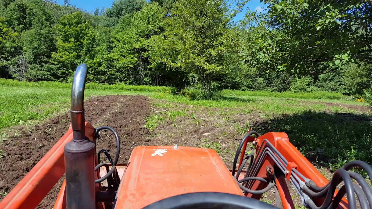 Tilling With The Kubota - YouTube