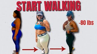 I WALK 30 MINUTES A DAY TO LOSE WEIGHT! HOW I LOST 80 LBS. Weight Loss Journey!