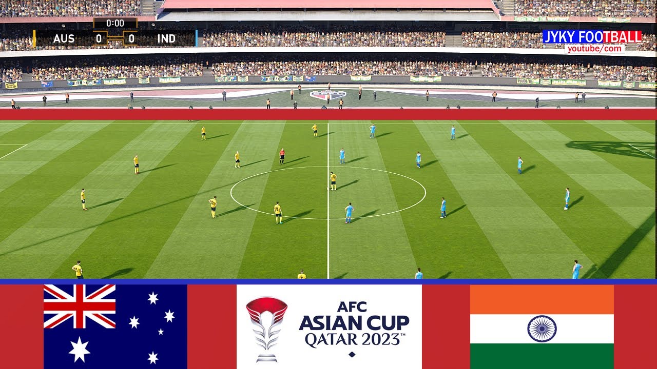 AUSTRALIA VS INDIA AFC ASIAN CUP 2023 - Full Match All Goals HD 13.01. ...