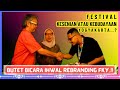 FKY DARI FESTIVAL KESENIAN KE FESTIVAL KEBUDAYAAN YOGYAKARTA, BUTET BICARA BUTUH REBRANDING