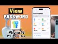 How To Find Saved Passwords On iPhone 16 Pro Max!