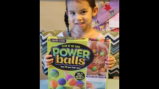 Made By Me Glow-in-the-dark Power Balls kit made by Princess Elsa MiaTubeHD