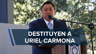 Fiscal de Morelos, Uriel Carmona, es destituido del cargo por el Congreso Local