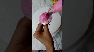 গোলাপ ফুল বানানো#shortvideo #cake #foryou