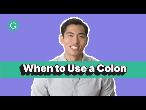 When should you not use a colon answers?