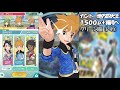 【ポケマスex】オプション５つ縛りで１５００ｐｔ獲得へ？！　グリーン編（いわ）