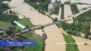 DÜZCE-CUMAYERİ MELEN ÇAYI SU TAŞKINI-10 TEMMUZ 2023