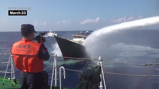 South China Sea Dispute: China Uses Water Cannons on Philippine Vessel